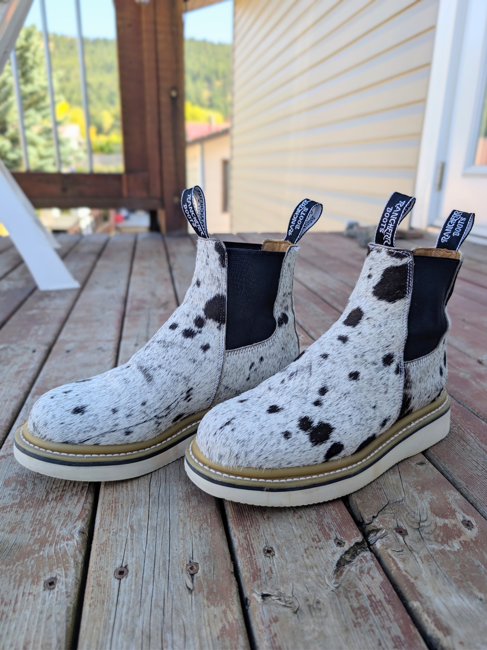 Rancherr Lechera Cowhide Boots